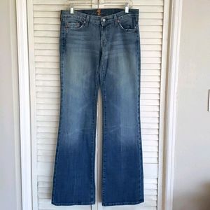 NWT "7 For All Mankind" FLARE Blue Jeans, Size 30